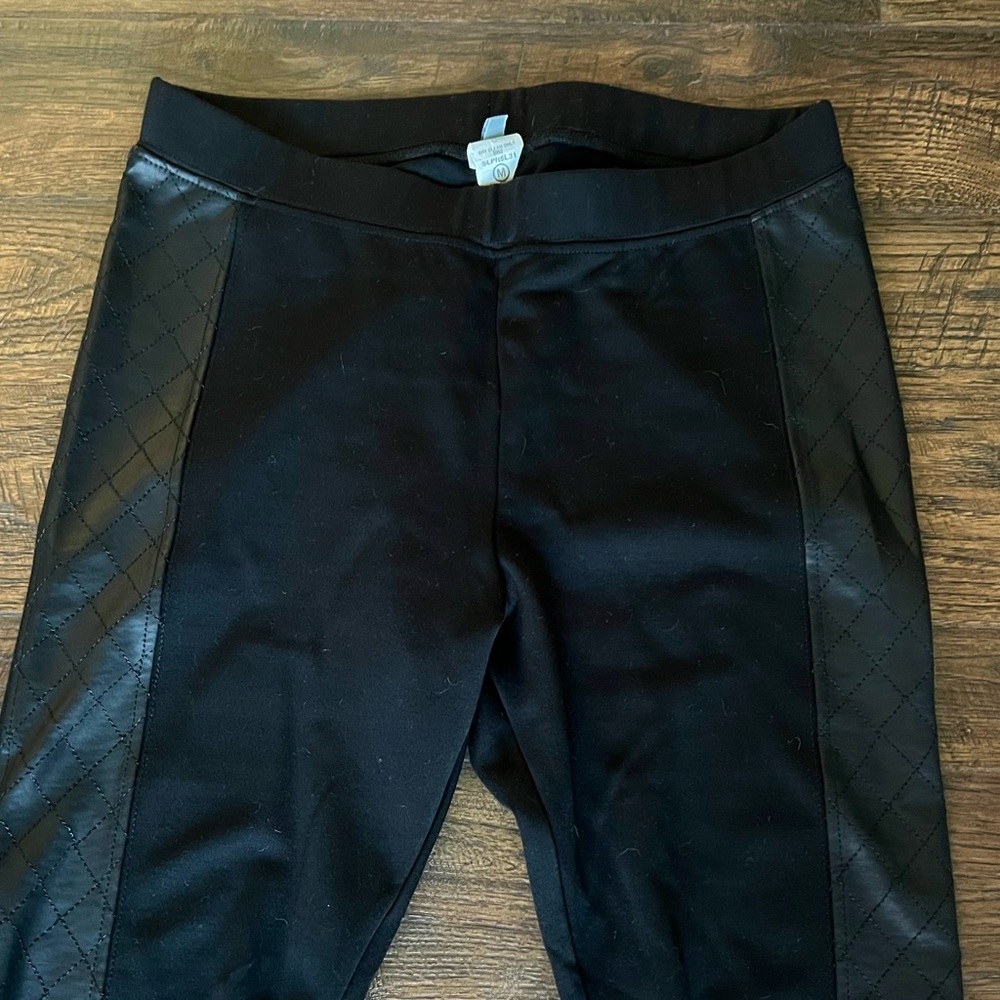 Abbeline side leather leggings - Picture 3 of 7